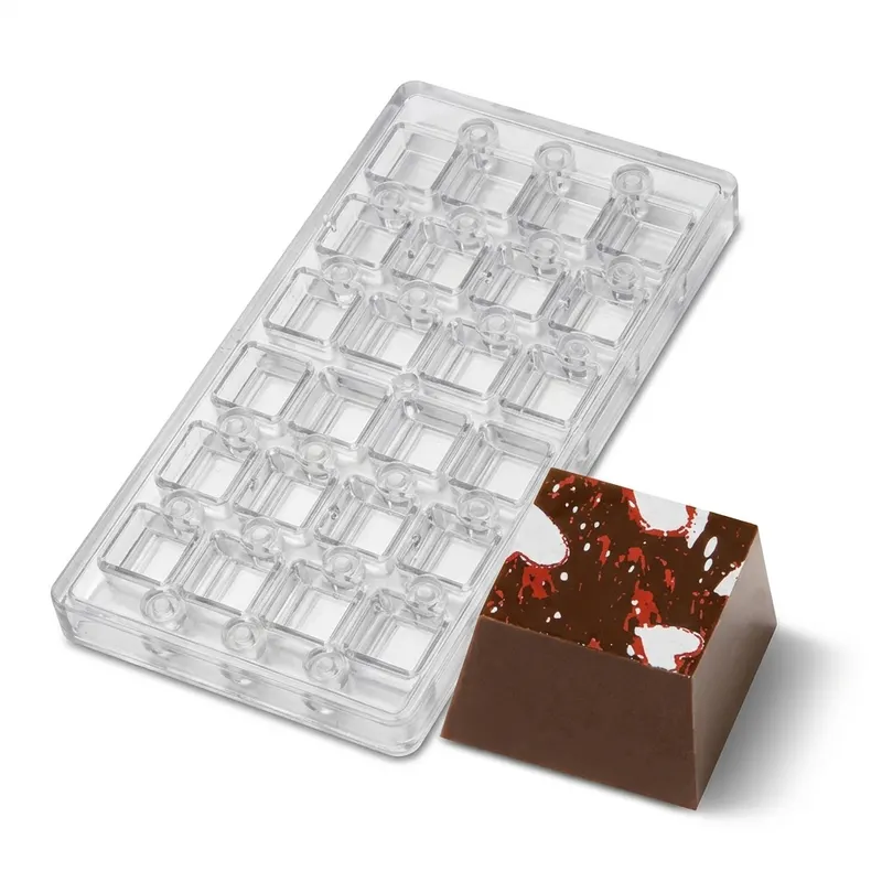 Forma na pralinky magnetická čtverec 9 g, 4x6 dutin