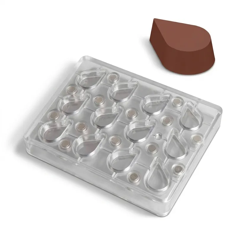 Forma na pralinky magnetická kapka 7 g, 3x6 tvarů