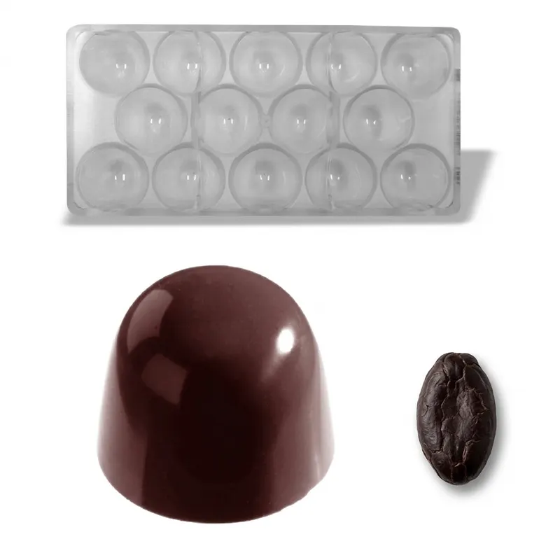 Forma na pralinky polykarbonátová kulatá 18 g, 3x7 tvarů