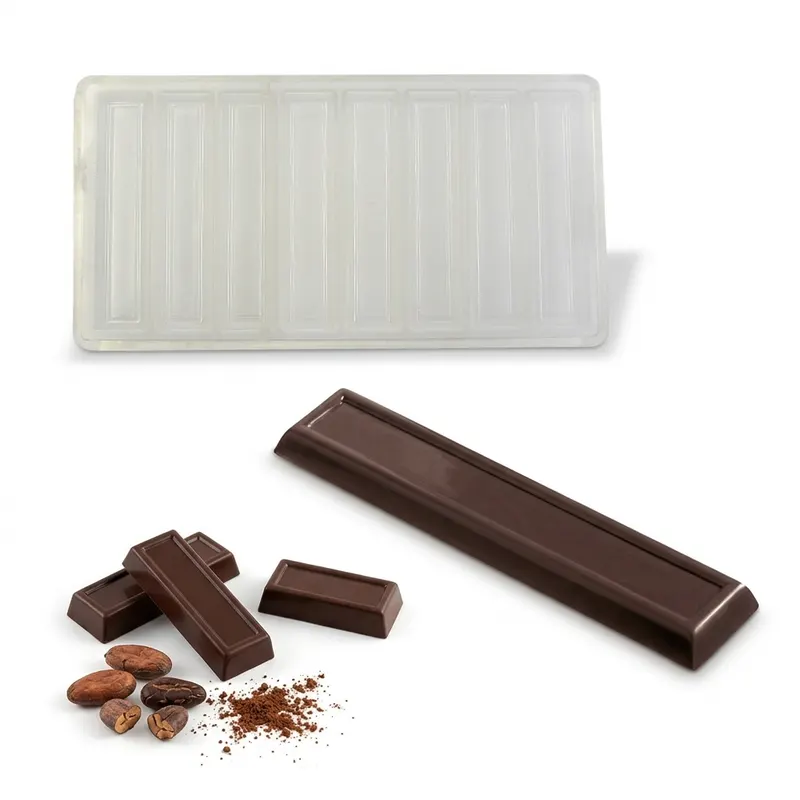 Forma na pralinky polykarbonátová obdélník 17 g, 9 tvarů