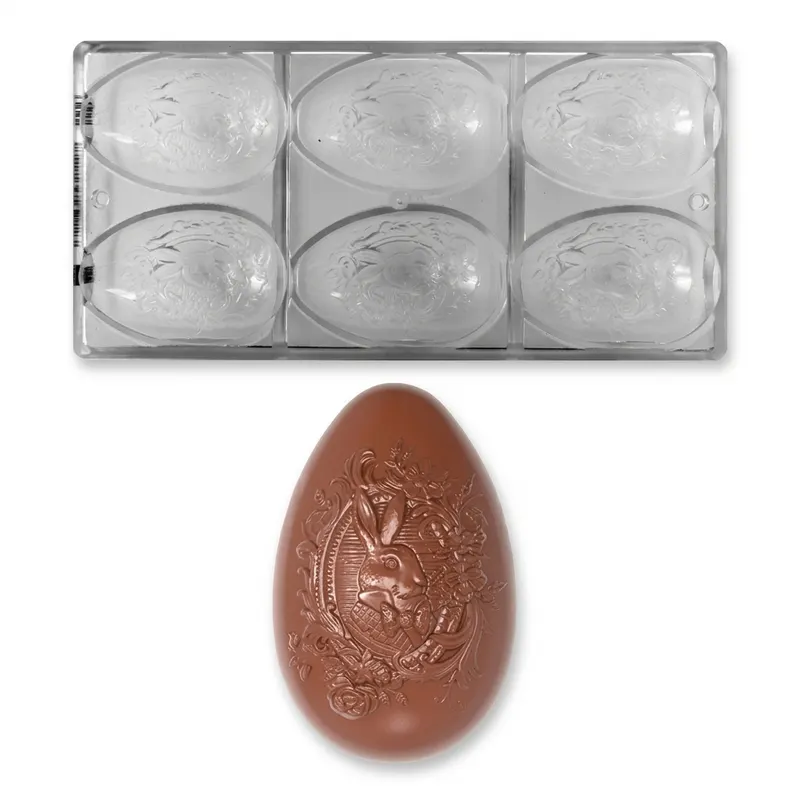 Párovací forma na čokoládová vajíčka, 6 tvarů