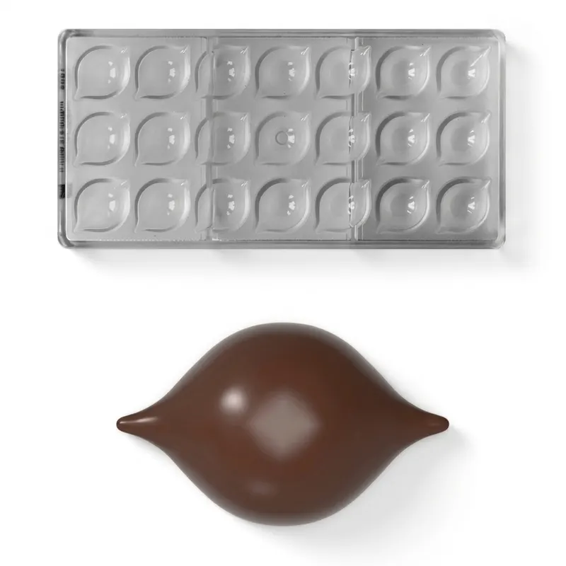 Forma na pralinky polykarbonátová bonbón 7,5 g, 3x7 tvarů