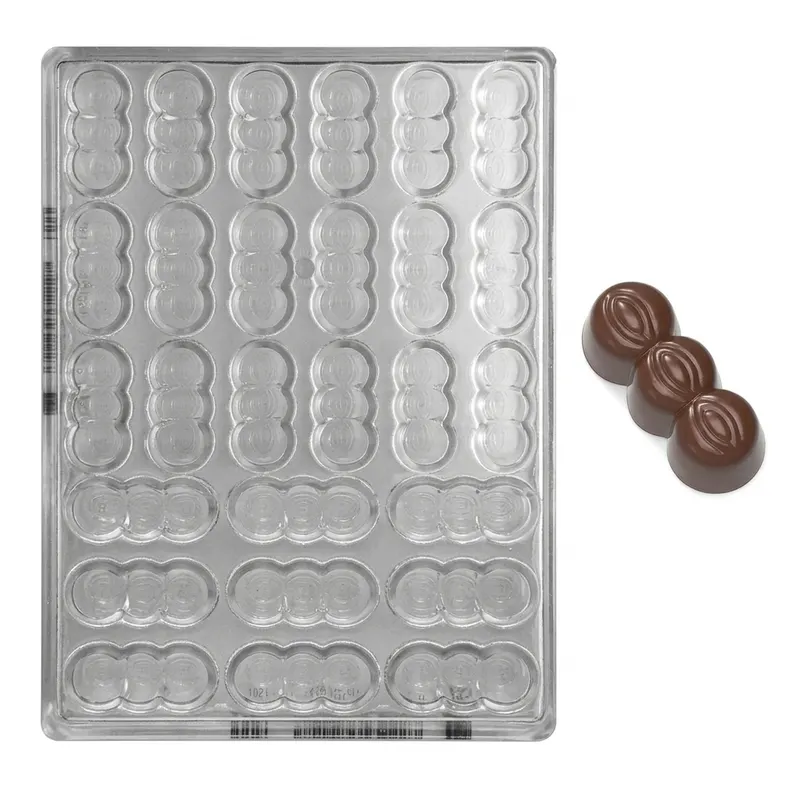 Forma na pralinky polykarbonátová 13 g, 3x8 tvarů