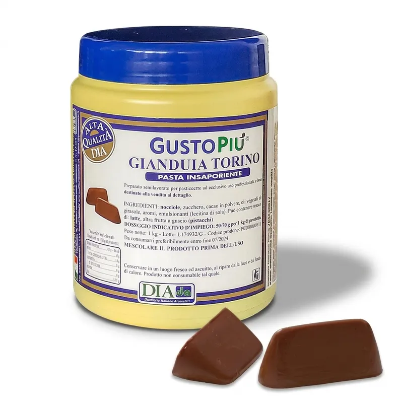Ochucovací pasta gianduia nugát GustoPiú 1 kg