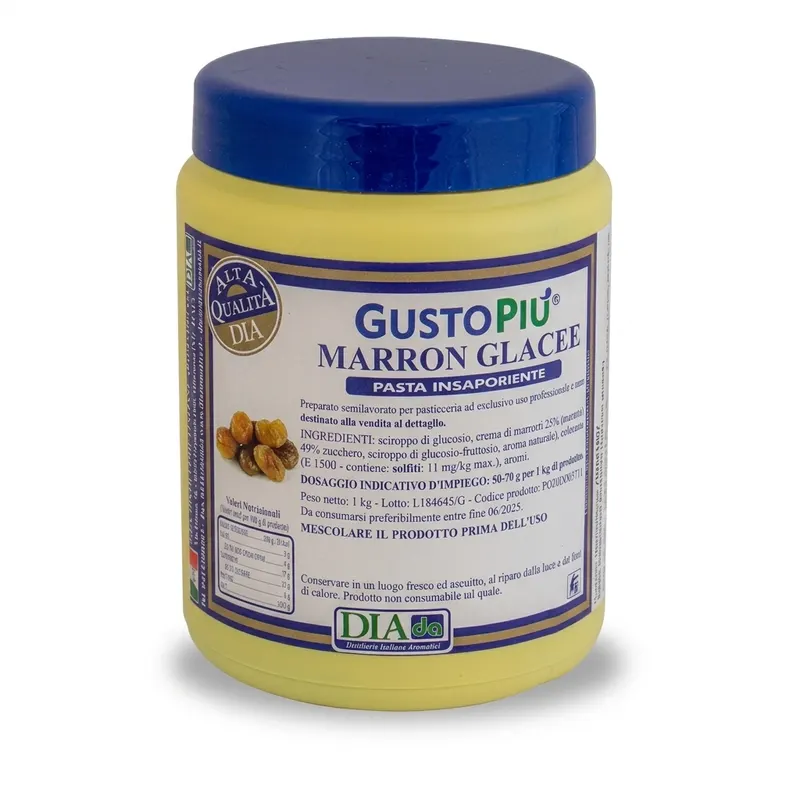 Ochucovací pasta kaštan glassé GustoPiú 1 kg