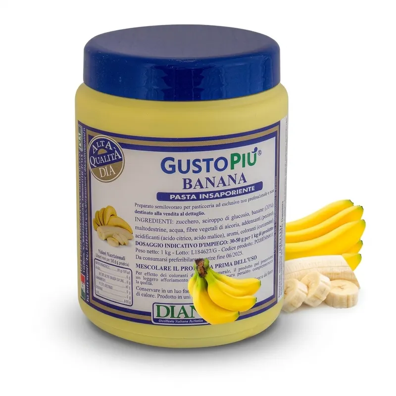 Ochucovací pasta banán GustoPiú 1 kg