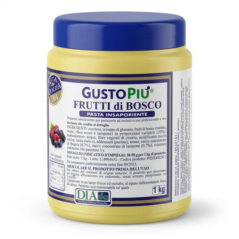 Ochucovací pasta lesní plody GustoPiú 1 kg