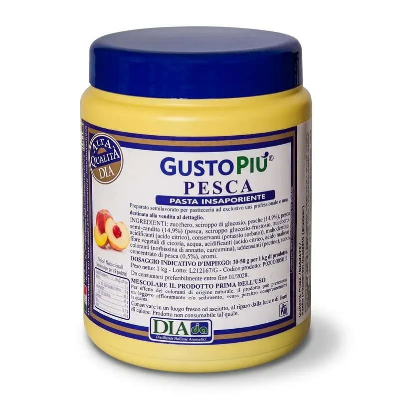 Ochucovací pasta broskev GustoPiú 1 kg