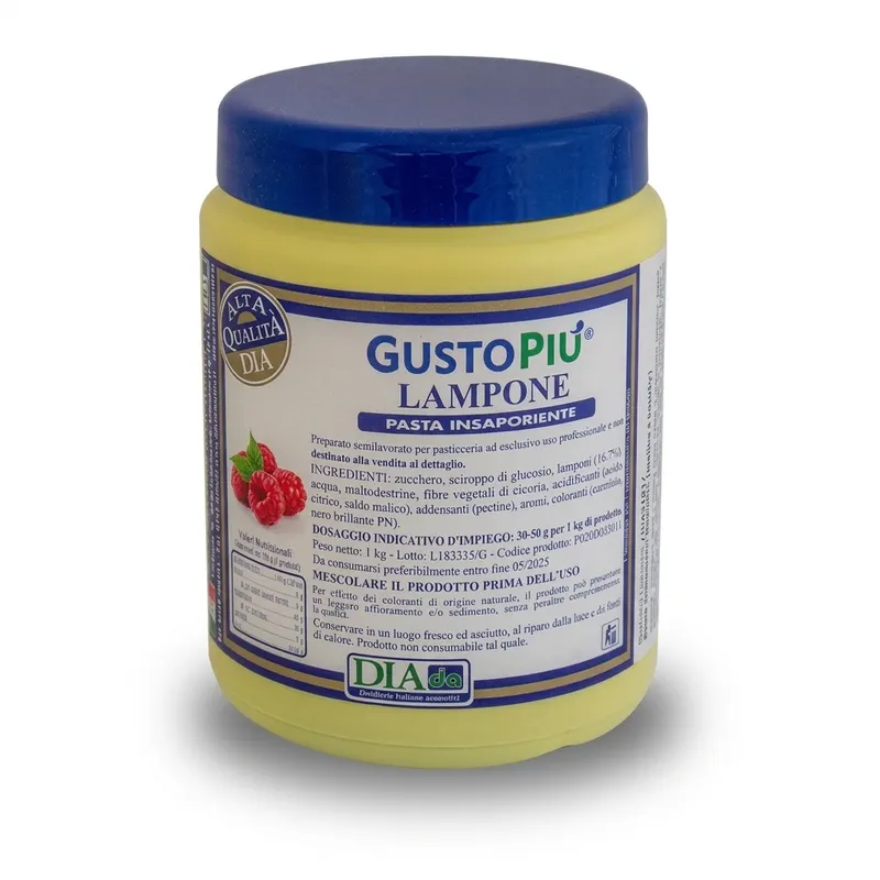 Ochucovací pasta malina s kousky GustoPiú 1 kg