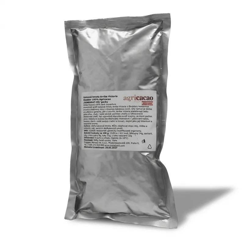 Kakaová hmota Aristid Kamerun 100% v peckách 500 g