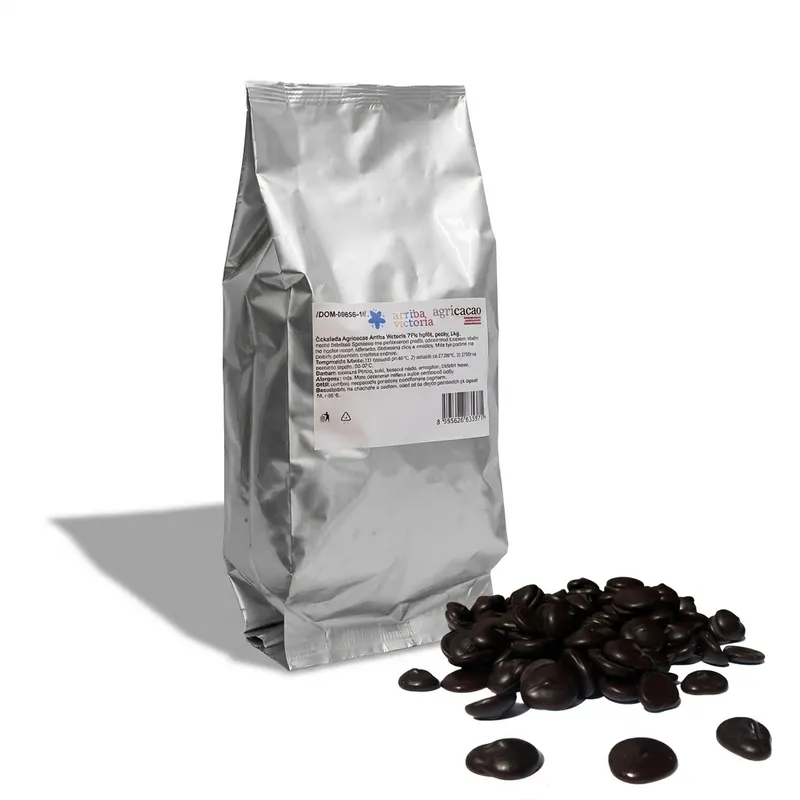 Hořká čokoláda 73 % Arriba Victoria Ekvádor, pecky 1 kg