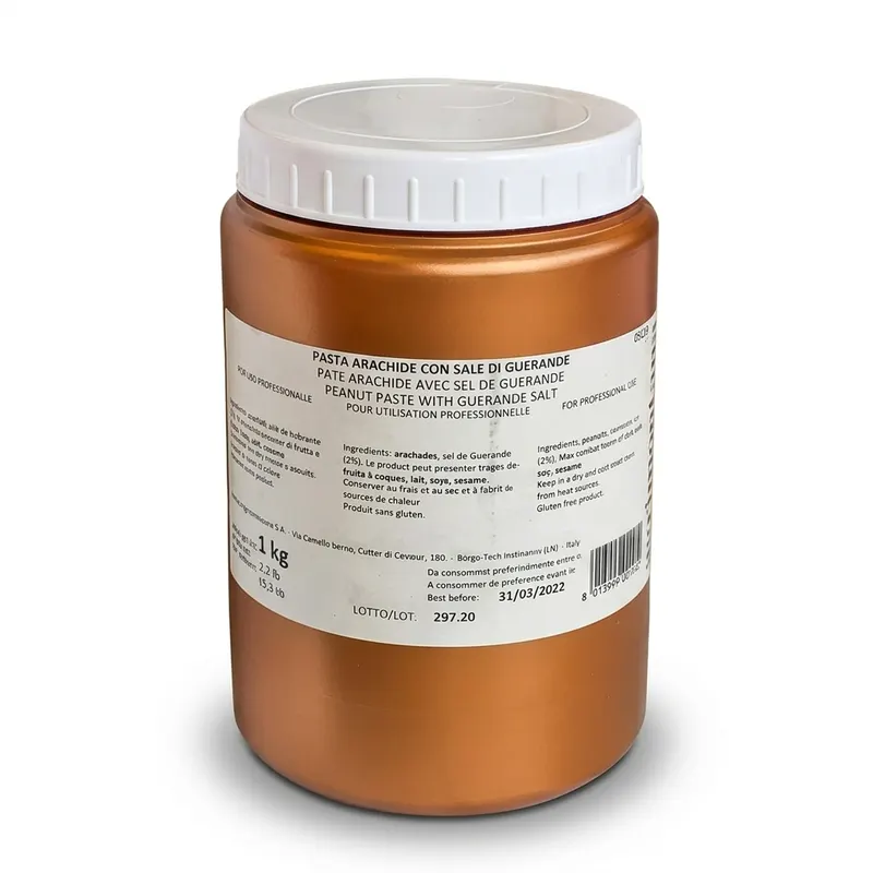 Ochucovací pasta 100% arašídy se solí Guérande 1 kg