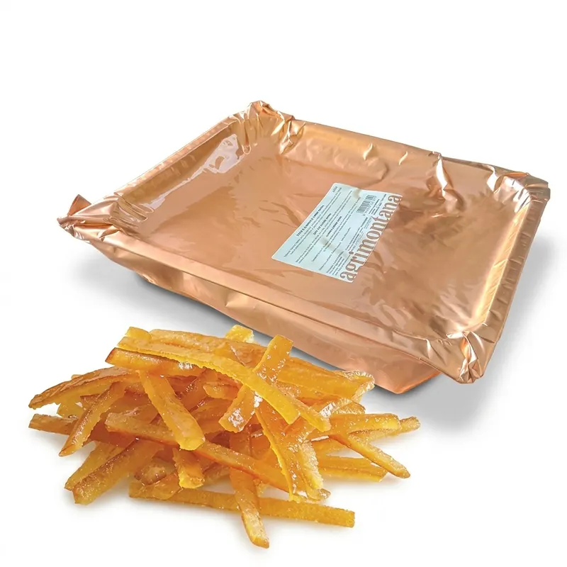 Kandovaná citronová kůra, ruční řezy 8x80-90 mm, 2,5 kg