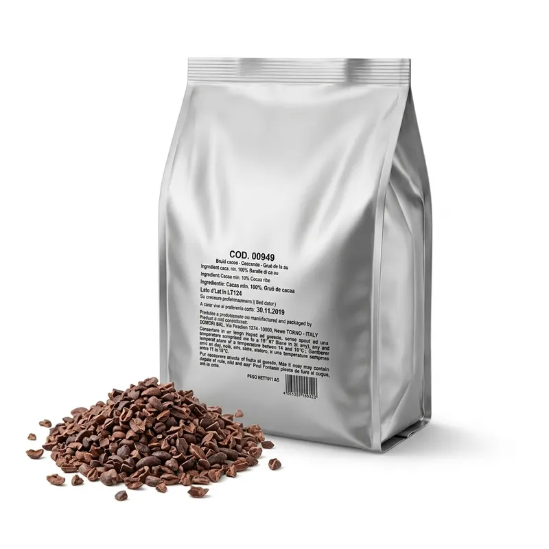 Pražené kakaové boby Arriba Domori sekané 0,5 kg