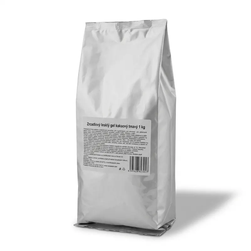 Zrcadlový lesklý gel kakaový tmavý 1 kg