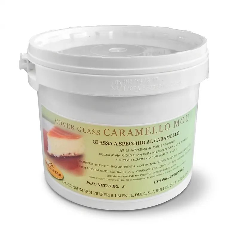 Potahovací lesklý gel Cover Glass karamelový 3 kg