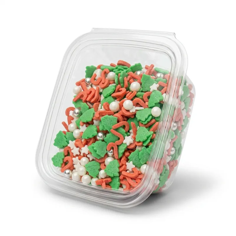 Cukrový mix vánoční červeno-zeleno-bílý 1 kg