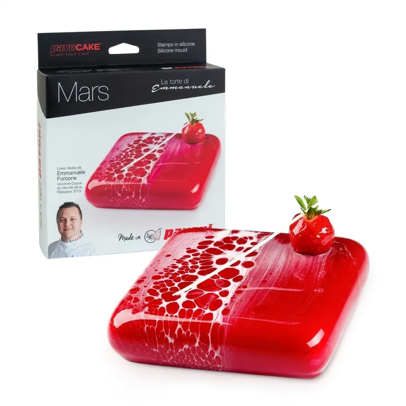 Silikonová forma Mars 3D, 1000 ml, 16,5x16,5 cm, v. 4 cm
