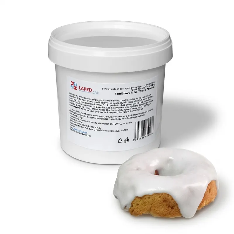 Fondán Quick roztíratelný za studena, bílý, 1 kg