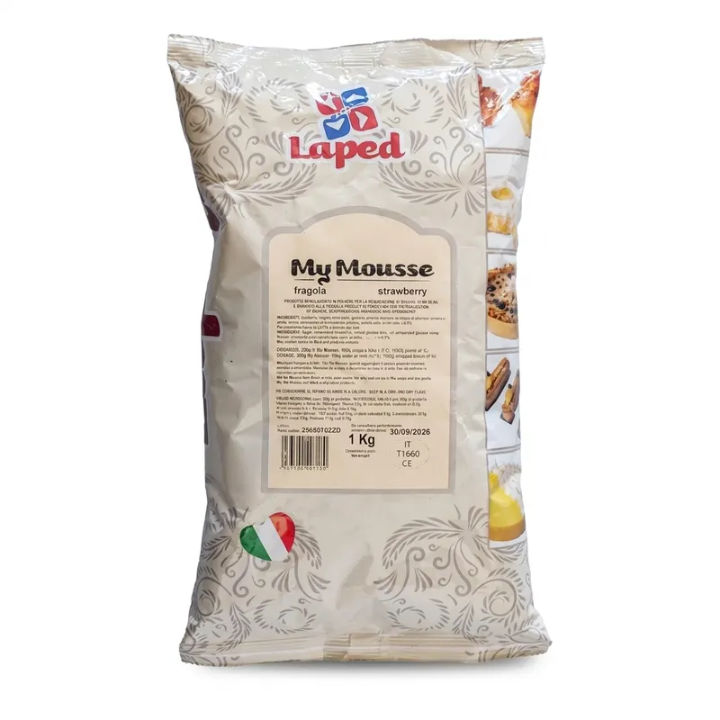 Hotová směs na mousse a ztužení šlehačky, jahoda 1 kg