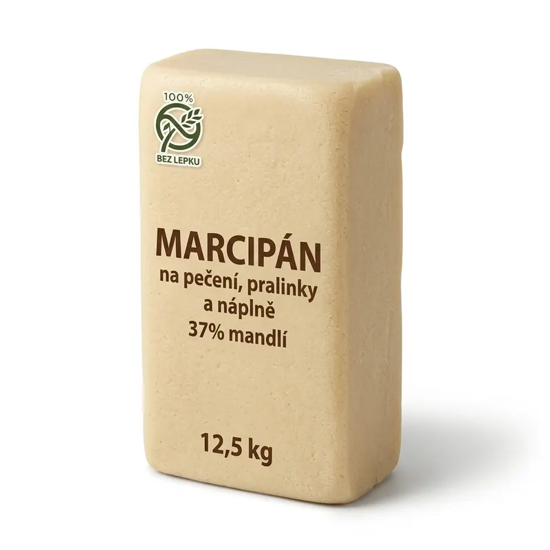 Marcipán na pečení, pralinky a náplně 37% mandlí 12,5 kg