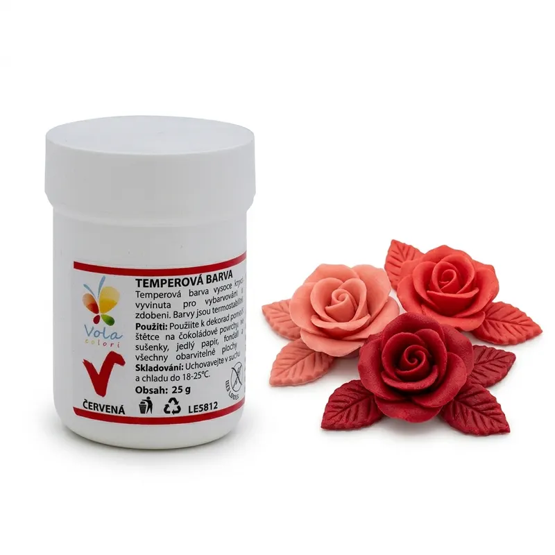Tempera krycí červená 25 g