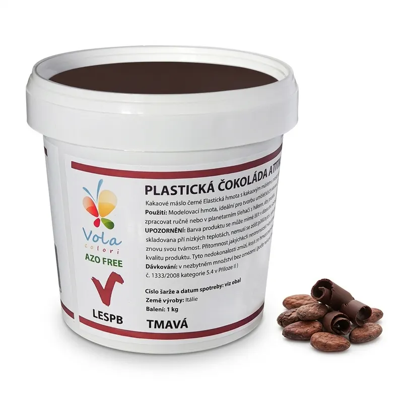 Plastická čokoláda tmavá k modelování 1 kg
