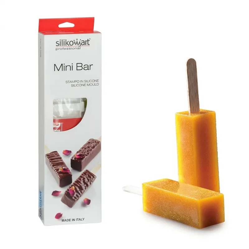 Silikonové formy na 10 nanuků s tácem a dřívky 10x24 ml