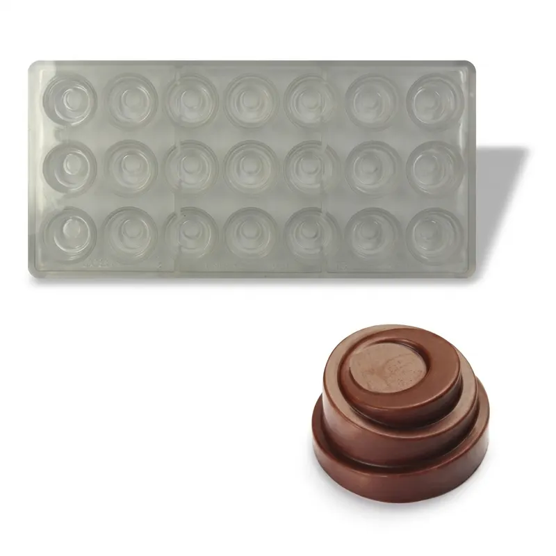 Forma na pralinky polykarbonátová bábelka 10 g, 3x7 tvarů