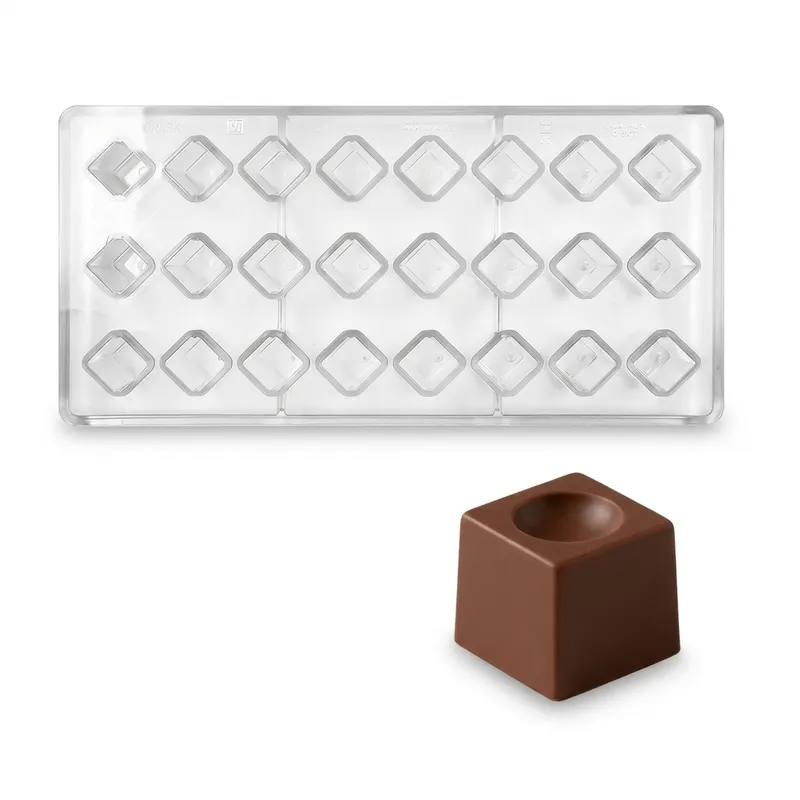 Forma na pralinky kostka 10 g, 3x8 dutin