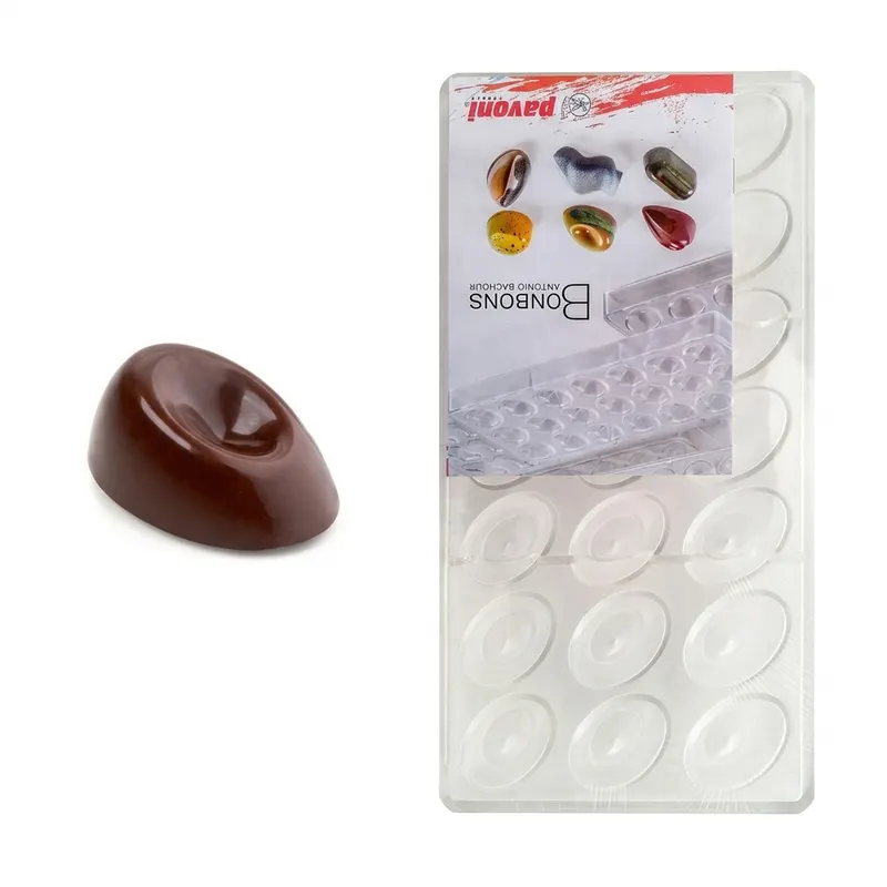 Forma na pralinky polykarbonátová Bonbons 10 g, 3x7 tvarů