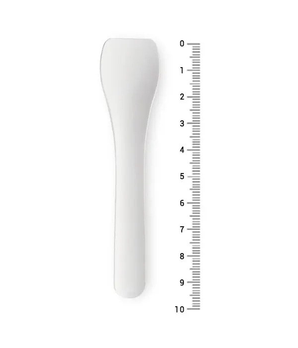 Papírové lžičky na zmrzlinu Papaya 9,5 cm, 100 ks