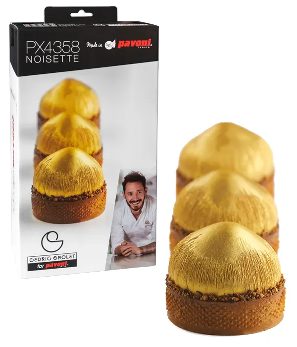 Silikonová forma na oříšky Noisette 3D, 20 ks, 20x65 ml