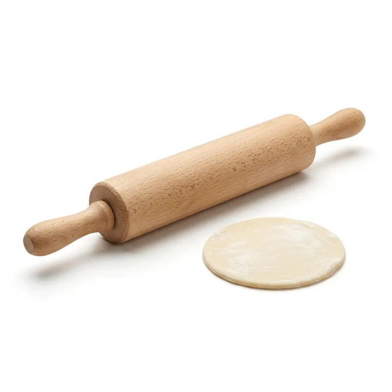 Dřevěný váleček s rukojetí 60 cm, průměr 7 cm