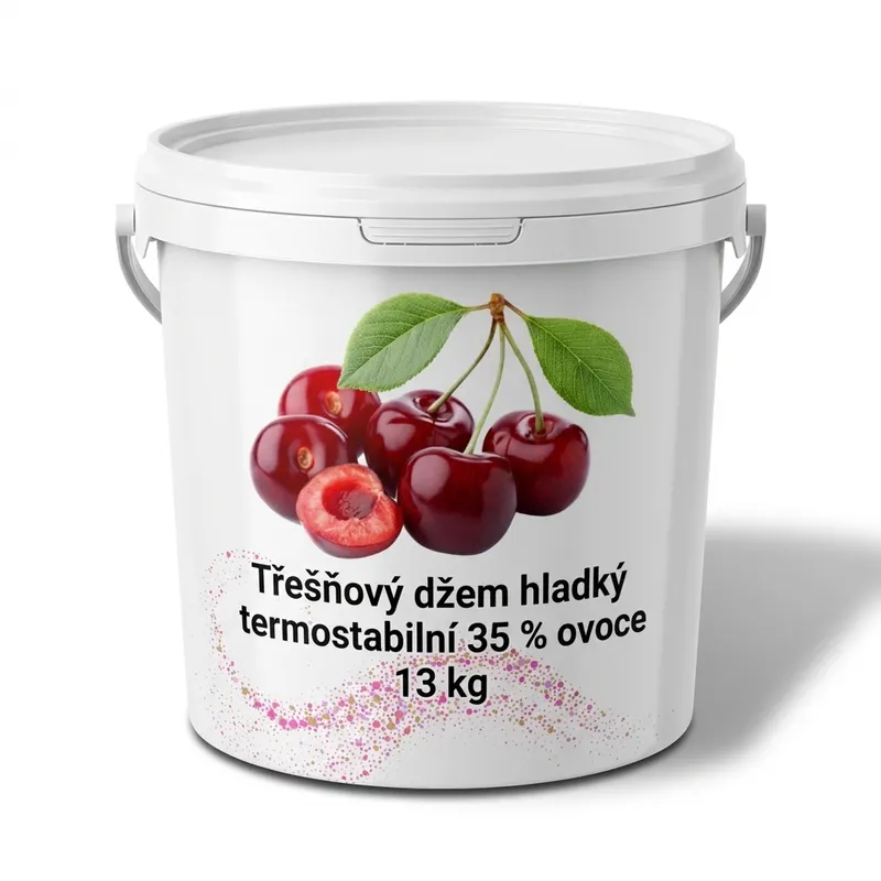 Třešňový džem hladký termostabilní 35 % ovoce 13 kg