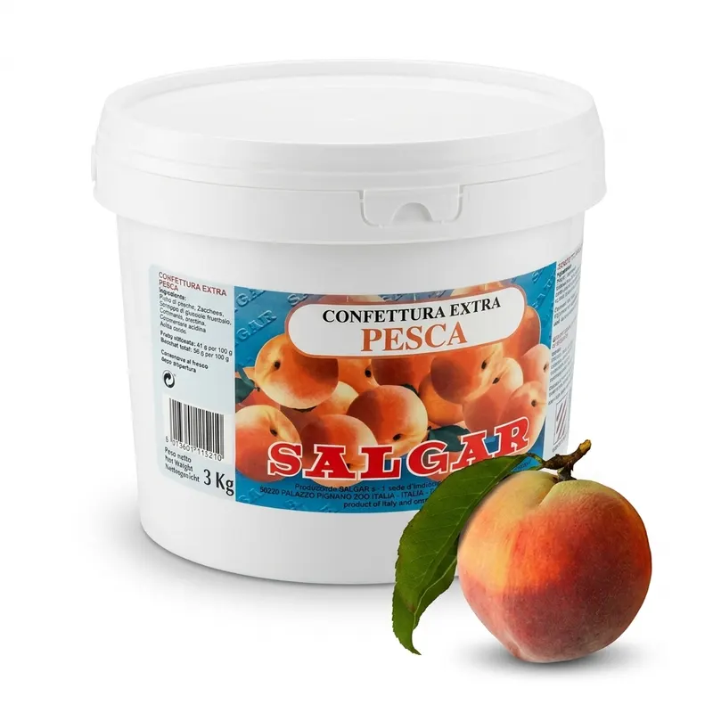 Broskvový džem extra termostabilní s kusy 45 % ovoce 3 kg
