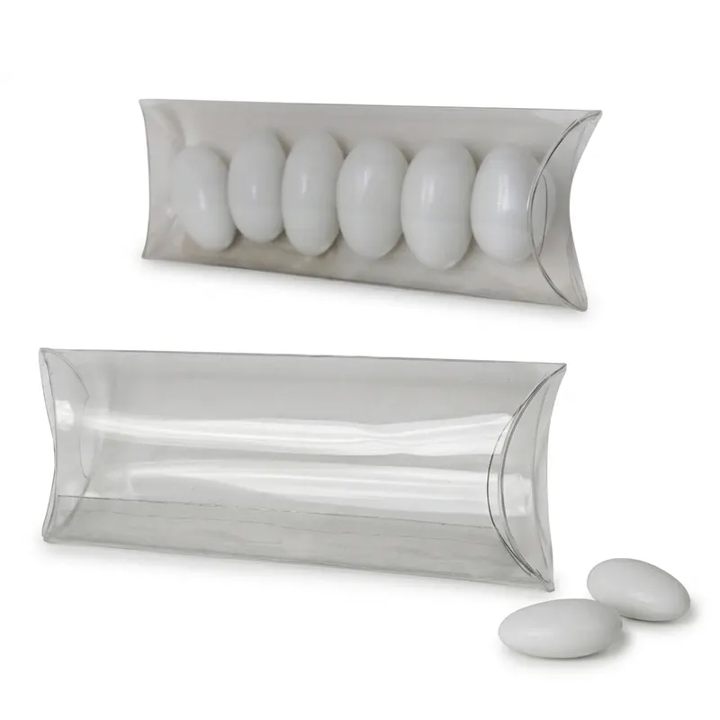Plastové pouzdro na svatební mandle 100x48 mm, 10 ks