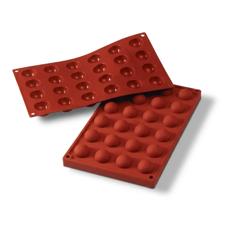 Silikonová forma na dezerty polokoule 24 ks, průměr 3 cm