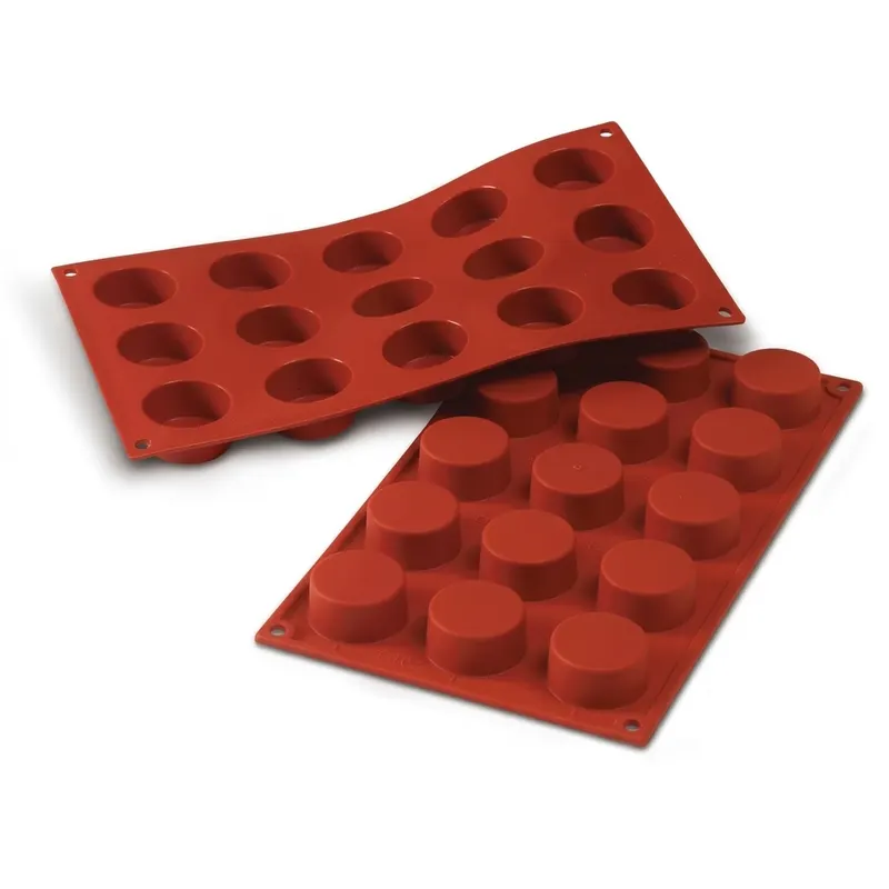 Silikonová forma na petit four 15 ks, průměr 4 cm