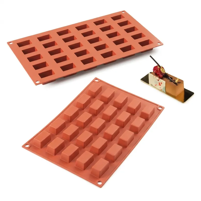 Silikonová forma mini cakes, 30 ks, 3x1,8 cm, výška 1,6 cm