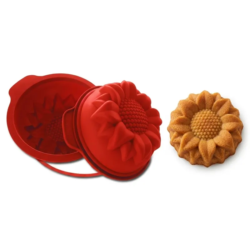 Silikonová forma bábovka slunečnice, 18 cm, výška 7,3 cm