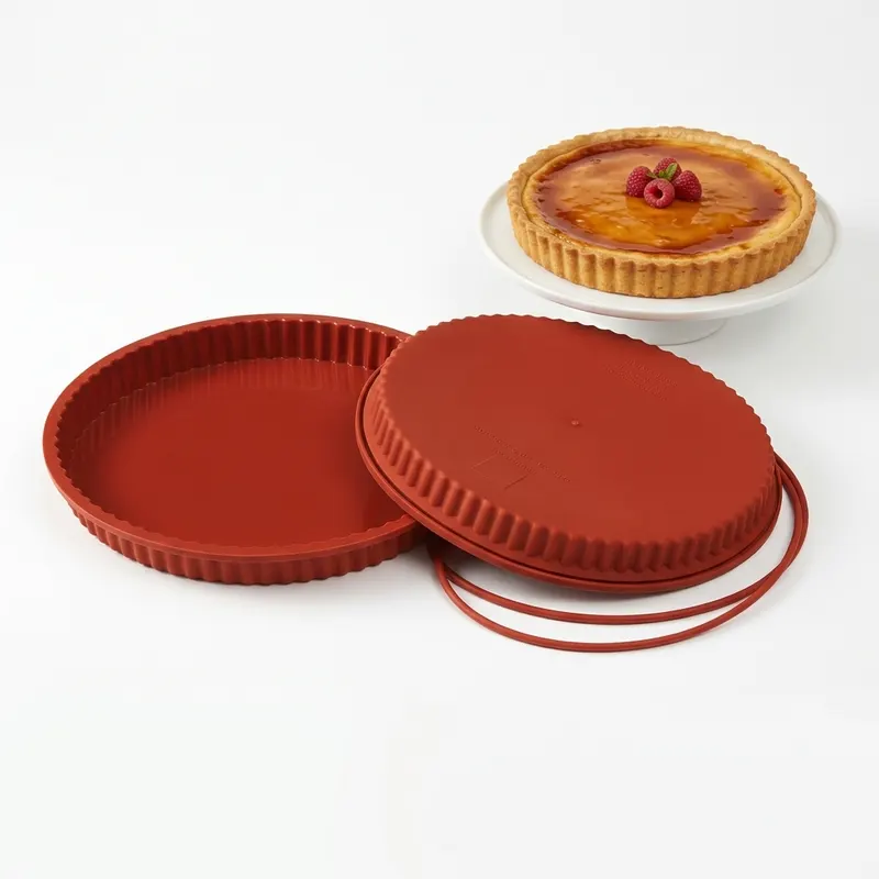 Silikonová forma na koláč Flan pan, průměr 26 cm, výška 3 cm