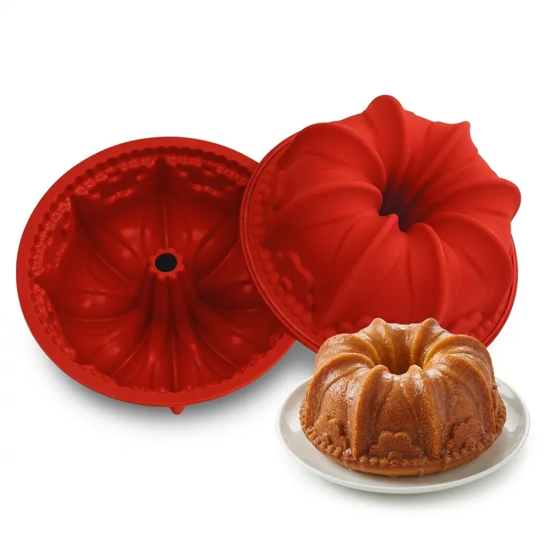 Silikonová forma bábovka královská koruna, průměr 22 cm