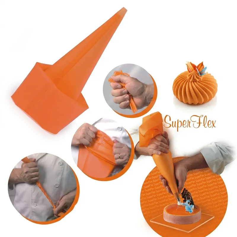 Trezírovací sáček silikonový oranžový 34 cm