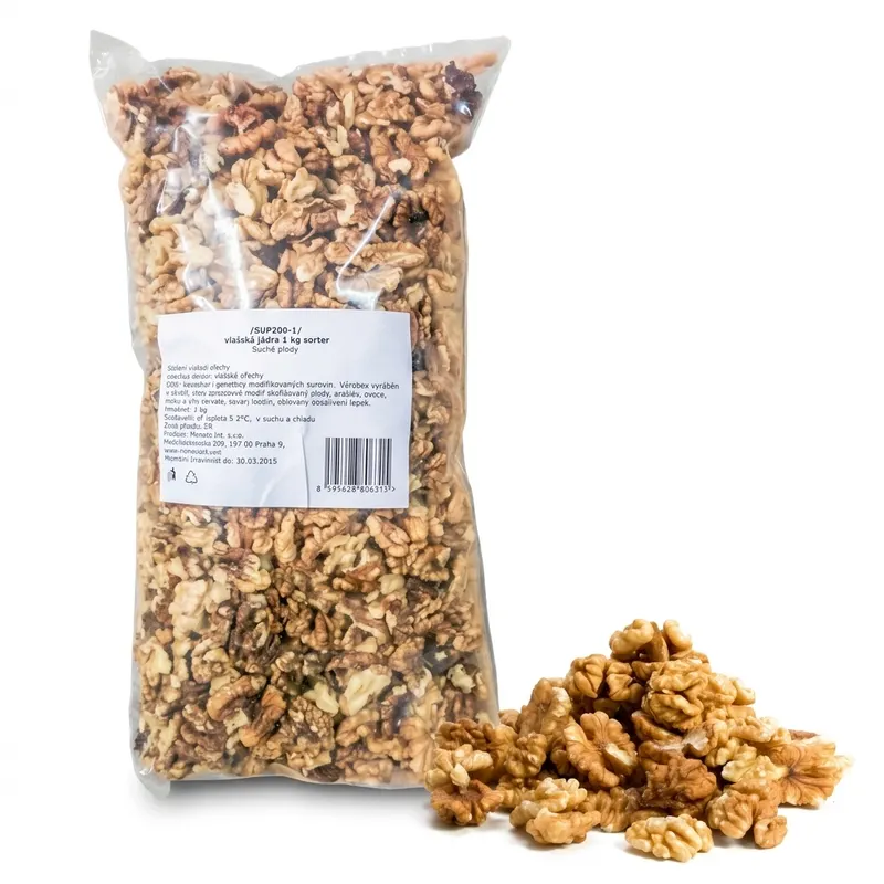 Vlašské ořechy čištěná jádra 1 kg