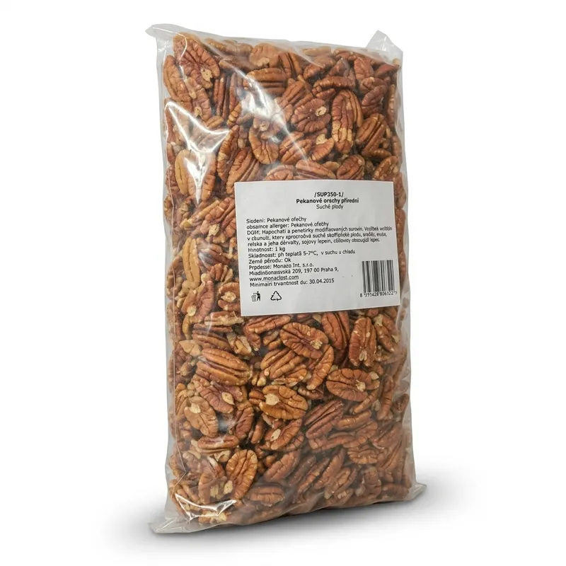 Pekanové ořechy jádra přírodní 1 kg