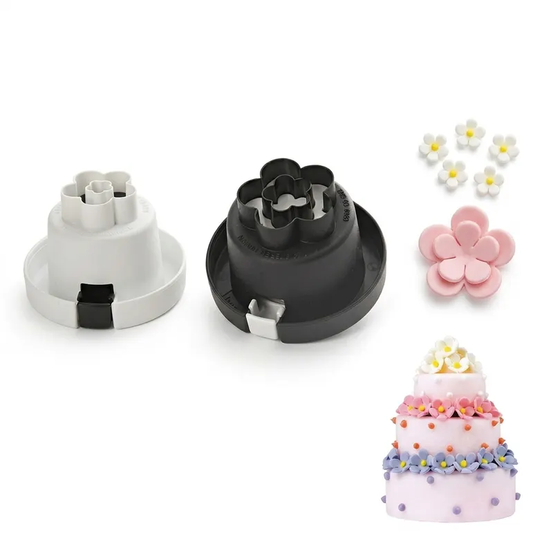 Vykrajovátka 3D květiny, sada 2 ks, průměr 1–3 a 2–4 cm