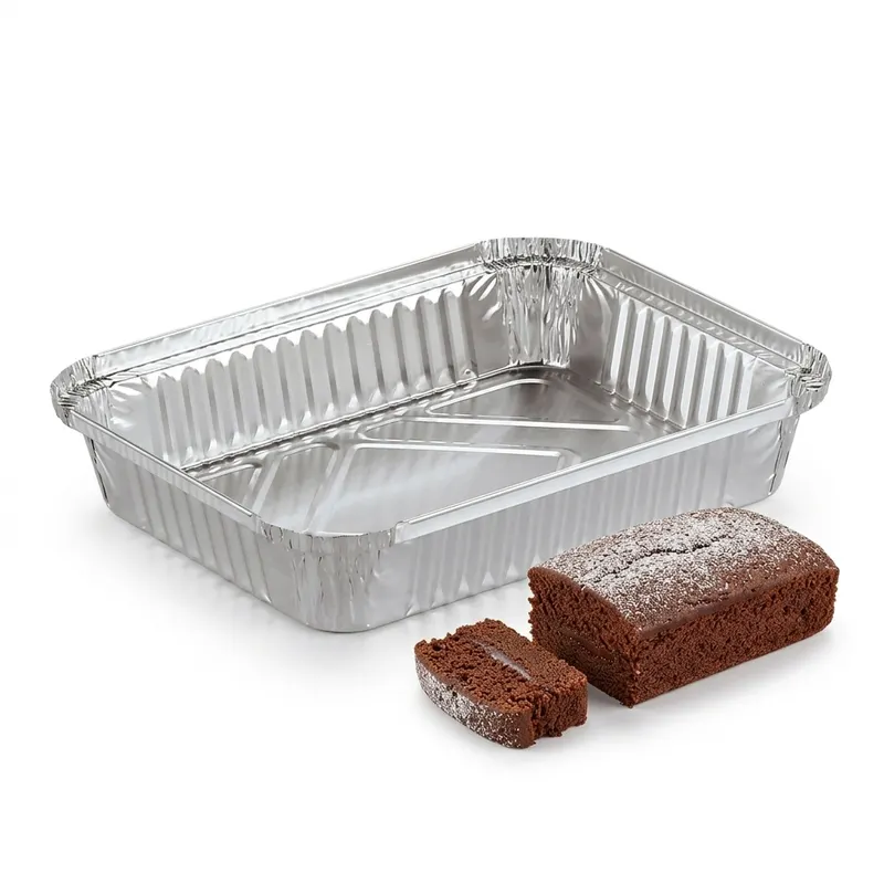 Hliníková miska hranatá typ L, 1150 ml, 100 ks