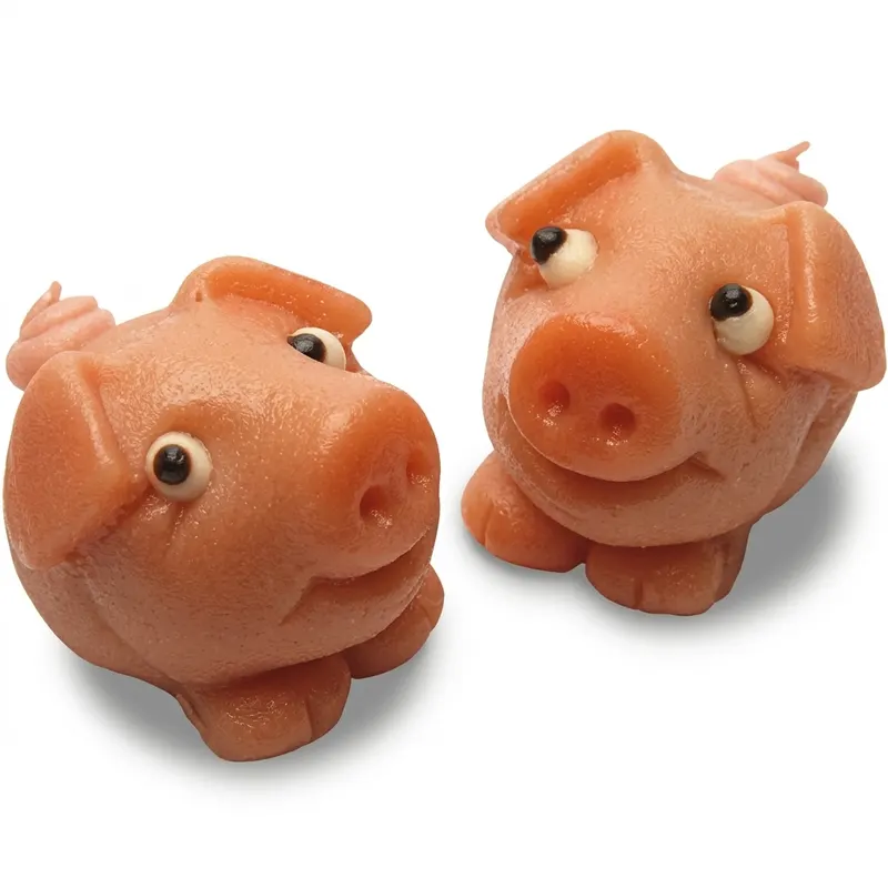 Marcipánová figurka prasátko piggy 4 x 4,5 cm, 45 g