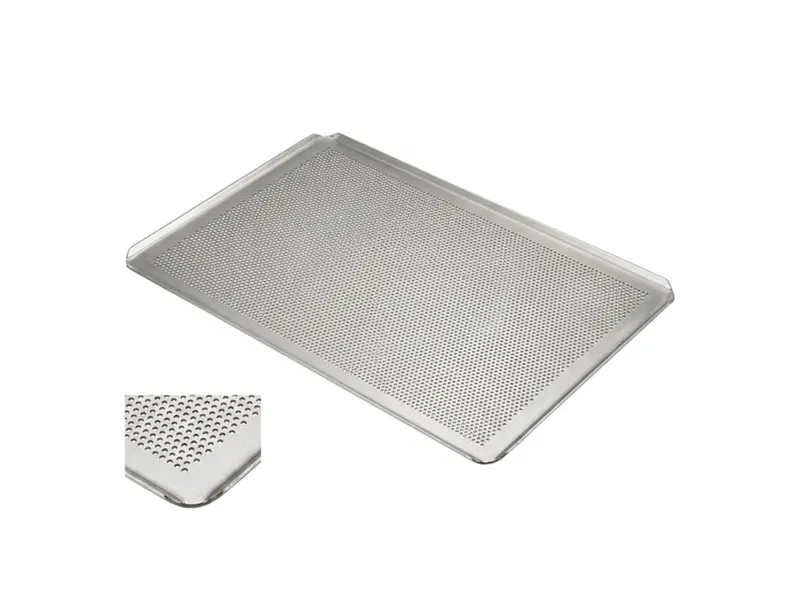 Perforovaný plech na pečení 60 × 40 cm s okraji 0,2 cm